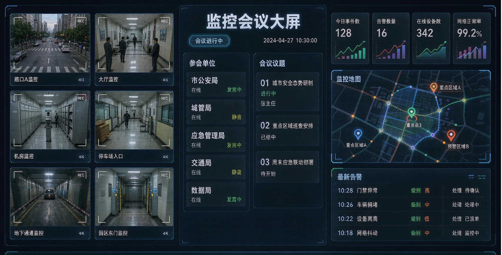 异地操控本地监控的实施方案